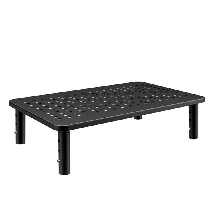 Adjustable Metal Monitor Stand Riser – 1 or 2 Pack
