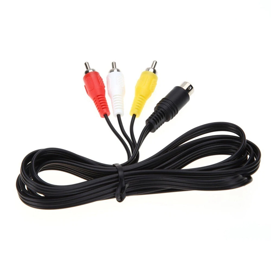 Compatible Composite AV Cable for SEGA Mega Drive 2 & 3 – 1.8m