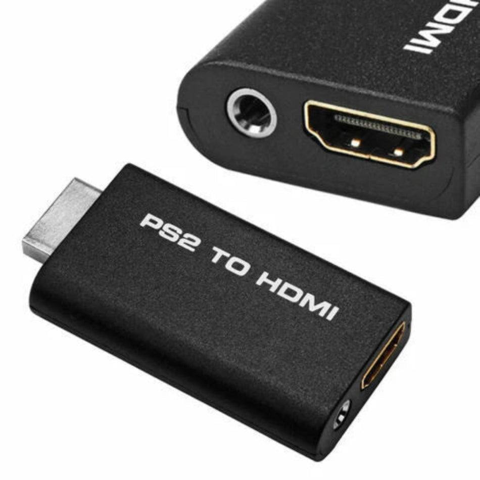 Compatible PS2 to HDMI Adapter with 3.5mm Audio Output