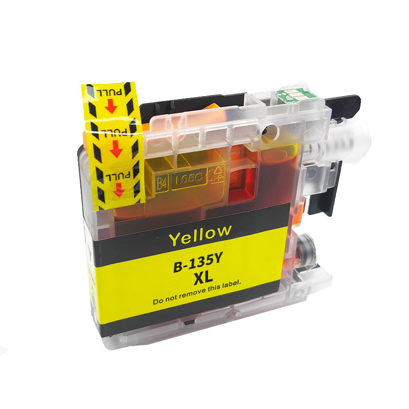 Compatible Brother LC-135XLY Yellow Ink Cartridge - 1,200 Pages
