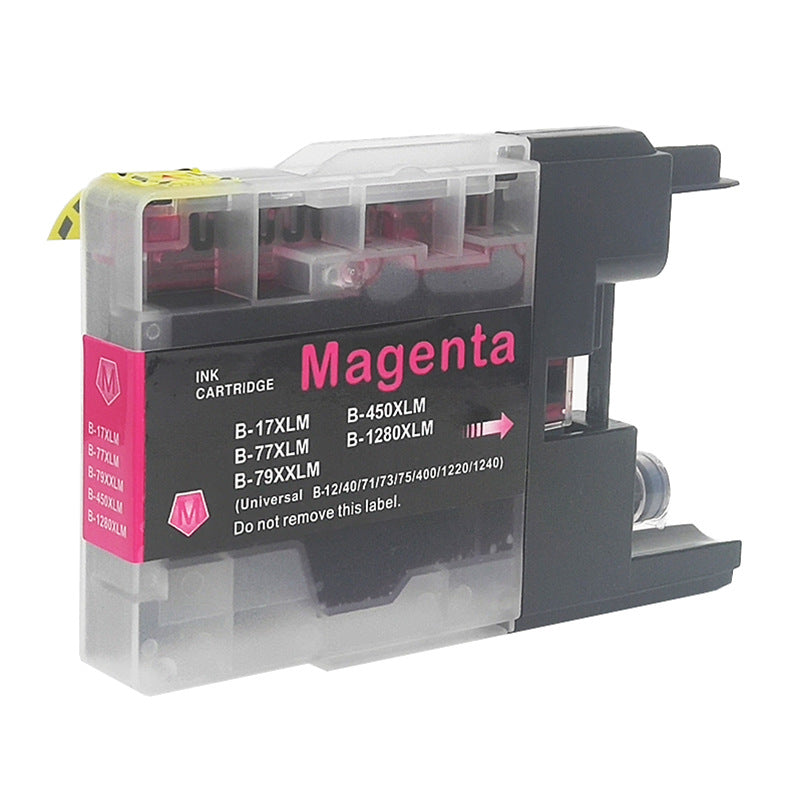Compatible Brother LC73/LC77XLM Magenta High Yield Ink Cartridge - 1,200 pages