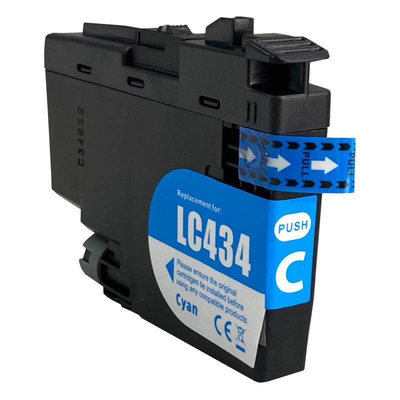 Compatible Brother LC-434C Cyan Ink Cartridge - 750 pages