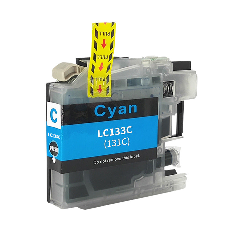 Compatible Brother LC-133C/LC-131C Cyan Ink Cartridge - 600 Pages