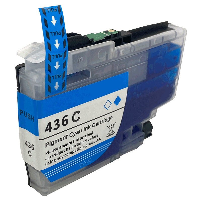 Compatible Brother LC-436C Cyan Ink Cartridge - 1,500 pages