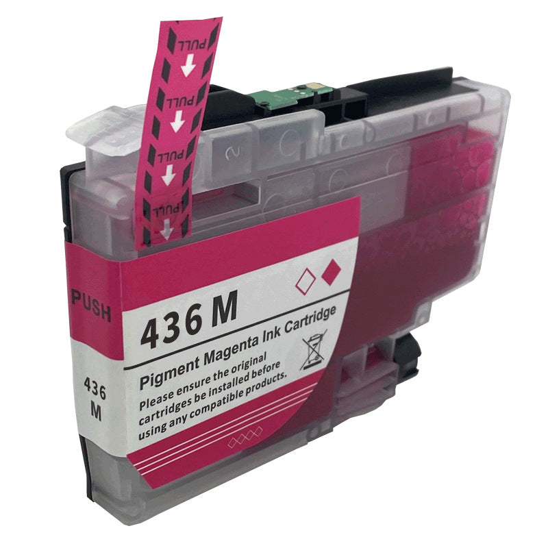 Compatible Brother LC-436M Magenta Ink Cartridge - 1,500 pages