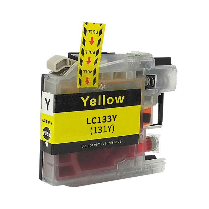 Compatible Brother LC-133Y/LC-131Y Yellow Ink Cartridge - 600 Pages