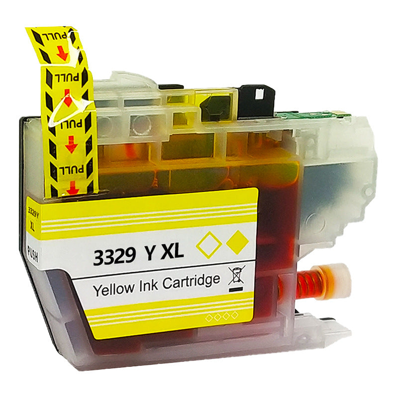 Compatible Brother LC-3329XLY High Yield Yellow Ink Cartridge - 1,500 pages