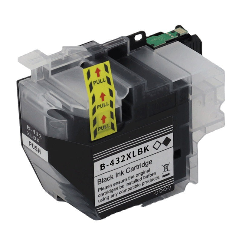 Compatible Brother LC-432XLBK Black High Yield Ink Cartridge - 3,000 pages