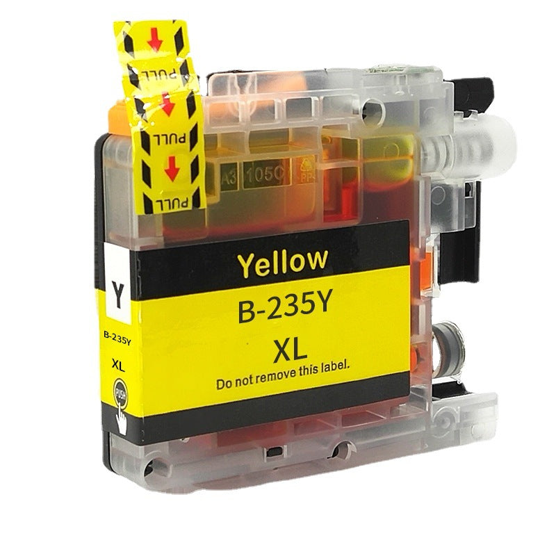 Compatible Brother LC-235XLY Yellow High Yield Ink Cartridge - 1,200 pages