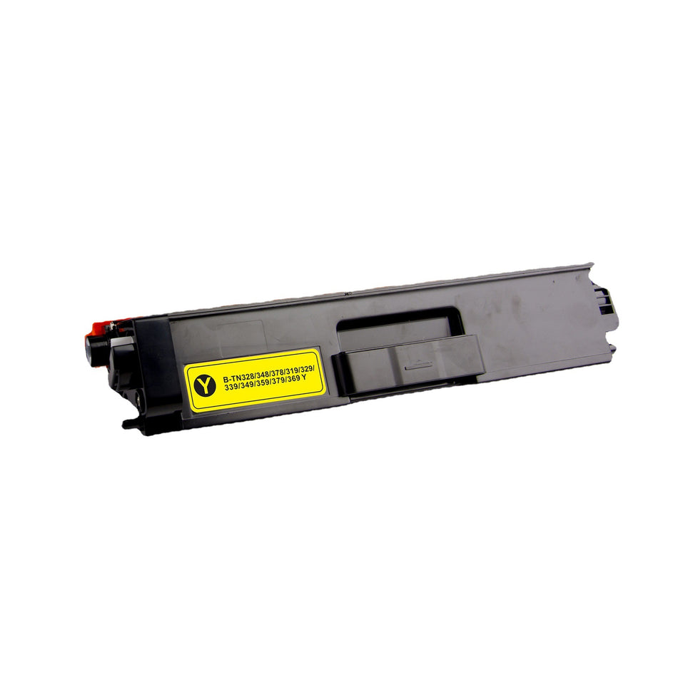 Compatible Brother TN-348Y Yellow Toner Cartridge - 6,000 pages