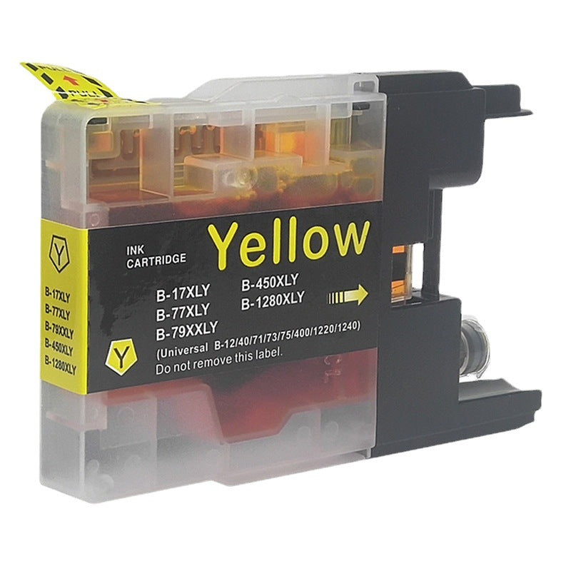Compatible Brother LC73/LC77XLY Yellow High Yield Ink Cartridge - 1,200 pages