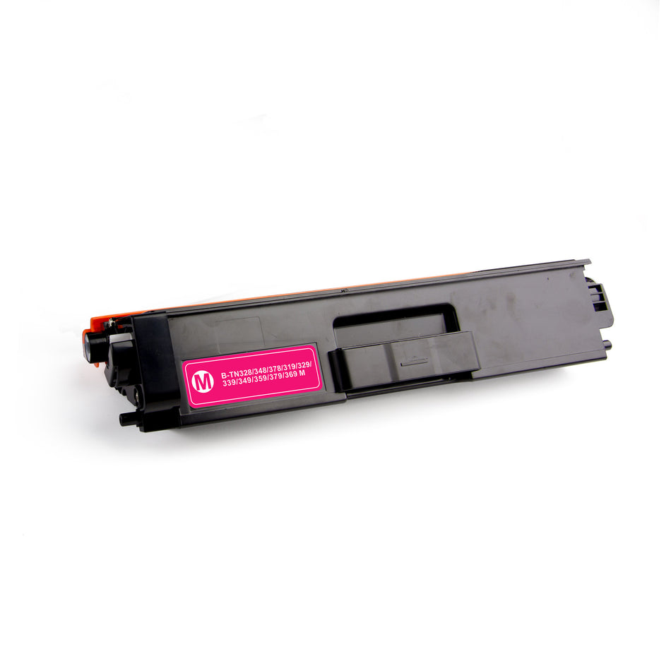 Compatible Brother TN-348M Magenta Toner Cartridge - 6,000 pages