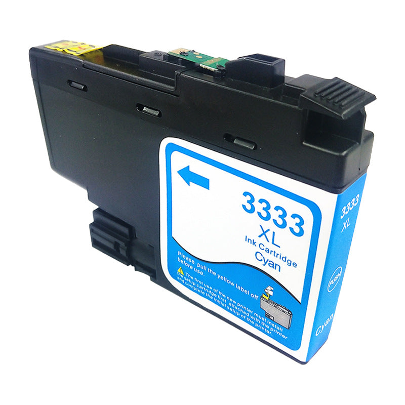 Compatible Brother LC-3333C High Yield Cyan Ink Cartridge - 1,500 pages