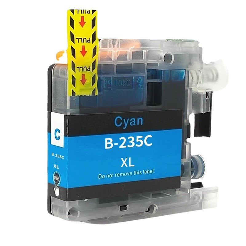 Compatible Brother LC-235XLC Cyan High Yield Ink Cartridge - 1,200 pages